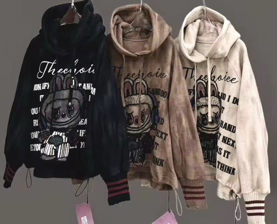 Vintage Character Hoodies - Unisex Streetwear