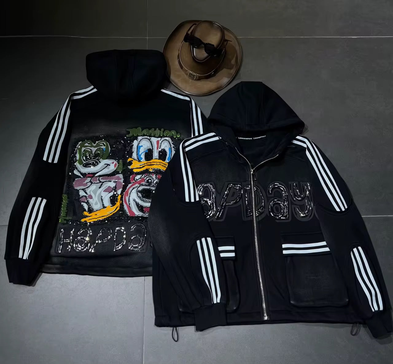 Cartoon Character Streetwear Hoodie