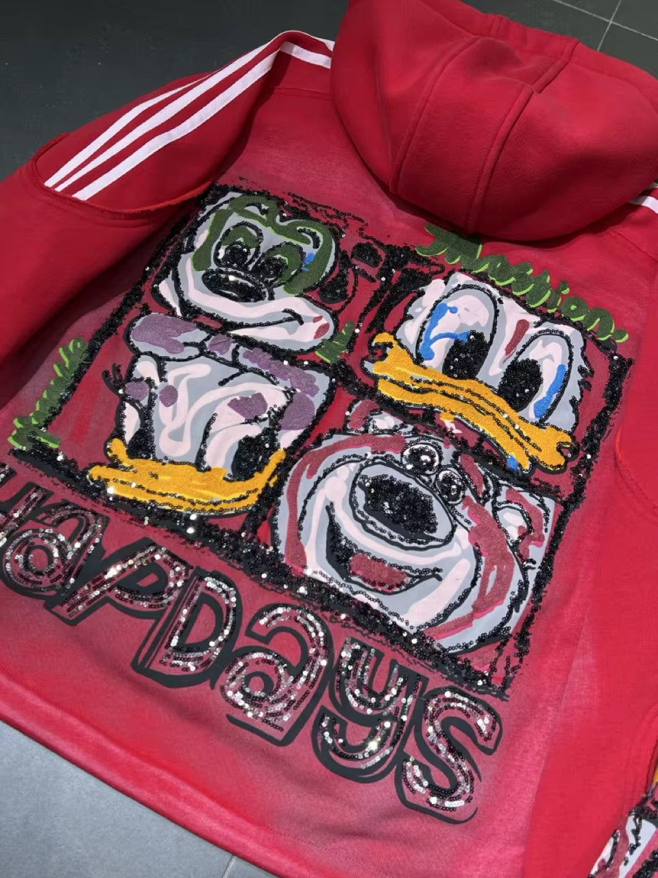 Cartoon Character Streetwear Hoodie